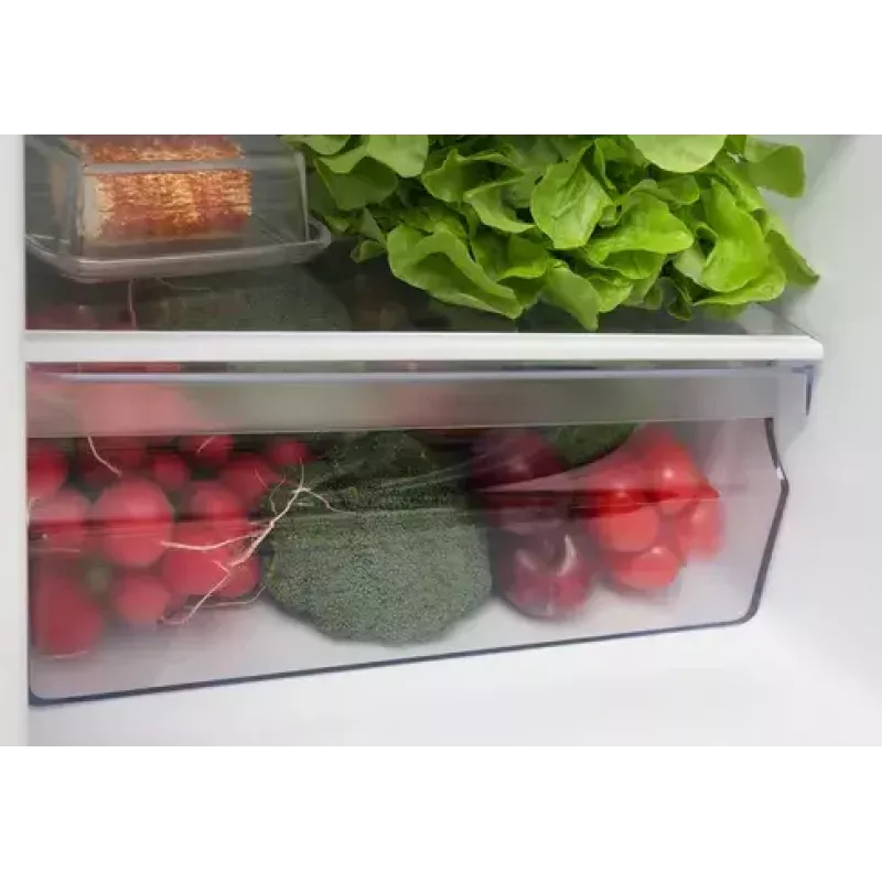 Amica FK200.4(E) frigorífico combi de libre instalación, congelador inferior, frigorífico 109 l + congelador 48 l, clase energética E, blanco
