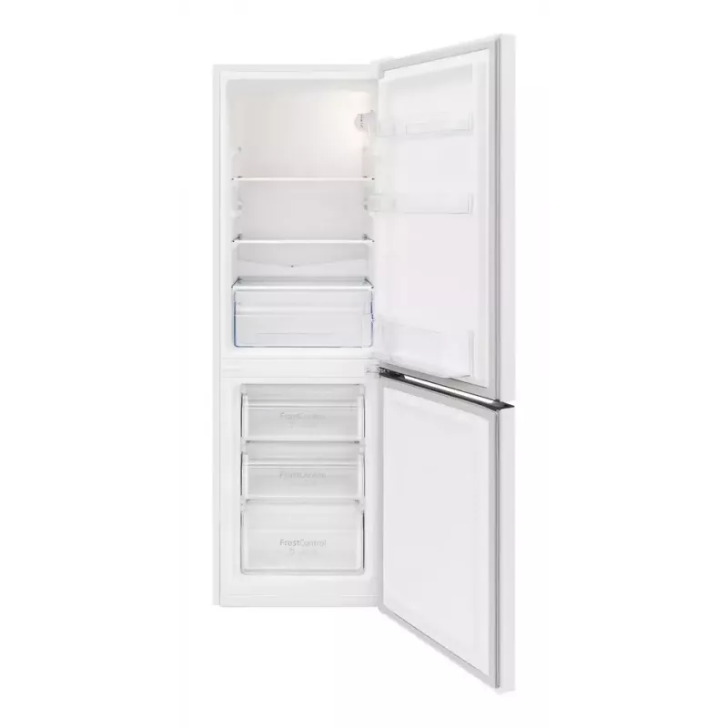 Amica FK200.4(E) frigorífico combi de libre instalación, congelador inferior, frigorífico 109 l + congelador 48 l, clase energética E, blanco