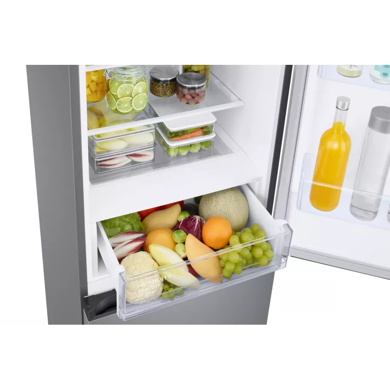 Samsung RB38C672ESA Independiente 390 L Gris, Metallic, Plata
