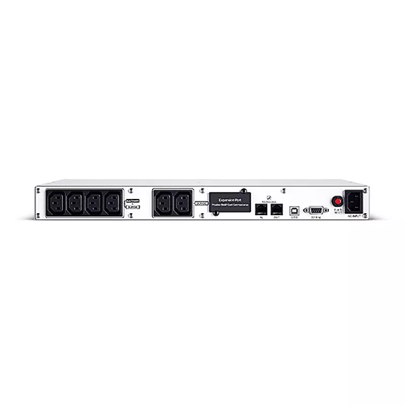 SAI rack Line-Interactive CYBERPOWER OR1500ERM1U — 1,5 kVA / 900 W, 6 salidas C13, LCD, batería VRLA hot-swap, 1U, plata