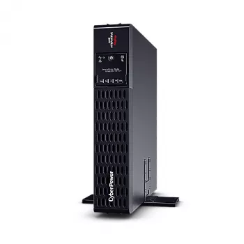 Sistema de alimentación ininterrumpida CYBERPOWER PR1000ERT2U, 1 kVA (1000 W), Line-Interactive, 10 salidas C13, onda sinusoidal pura, rack/torre 2U