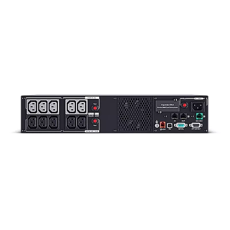 Sistema de alimentación ininterrumpida CYBERPOWER PR1000ERT2U, 1 kVA (1000 W), Line-Interactive, 10 salidas C13, onda sinusoidal pura, rack/torre 2U