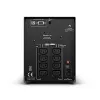 Sistema de alimentación ininterrumpida CYBERPOWER PR1000ELCD — 1 kVA (900 W), Line-Interactive, onda sinusoidal pura, 8 salidas C13, LCD, batería hot-swap