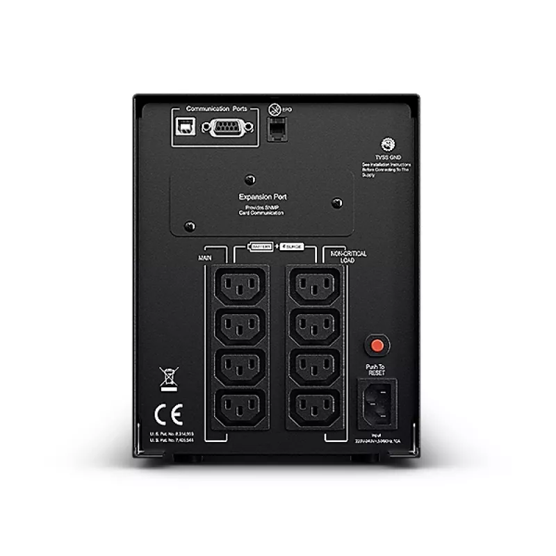 Sistema de alimentación ininterrumpida (SAI) CyberPower PR1500ELCD Line-Interactive 1,5 kVA 1350 W 8 salidas AC