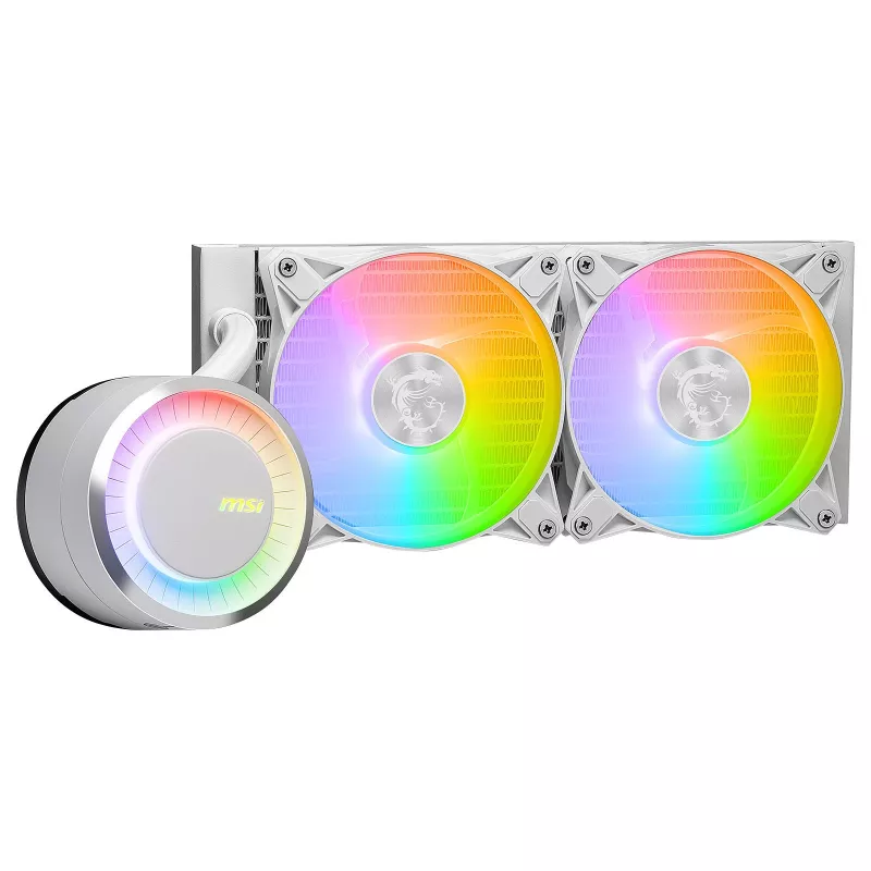 Kit de refrigeración líquida para placa base y procesador MSI MAG Coreliquid E240 WHITE 12 cm