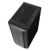 iBOX CETUS 906 caja para PC Midi Tower, ATX/micro-ATX, panel lateral de cristal templado, 4 ventiladores LED, 460x210x340 mm, gráfica máx. 29 cm, negra