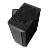 iBOX CETUS 906 caja para PC Midi Tower, ATX/micro-ATX, panel lateral de cristal templado, 4 ventiladores LED, 460x210x340 mm, gráfica máx. 29 cm, negra