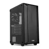 iBOX CETUS 906 caja para PC Midi Tower, ATX/micro-ATX, panel lateral de cristal templado, 4 ventiladores LED, 460x210x340 mm, gráfica máx. 29 cm, negra