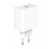 Cargador rápido USB GEMBIRD – Type-A y C 2 puertos 20 W – blanco