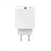 Cargador rápido USB GEMBIRD – Type-A y C 2 puertos 20 W – blanco