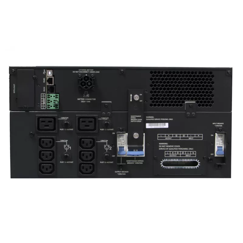 SAI de doble conversión Vertiv Liebert GXT5 – 5000 VA/5000 W | 230 V | Con kit rackmount y tarjeta de comunicación Intellislot RDU101 | GXT5-5000IRT5UXLN