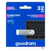 Memoria USB GOODRAM UNO3-0320S0R11 32 GB, USB Type-A, USB 3.2 Gen 1, metal, sin tapa, plata
