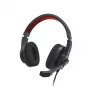 Hama HS-USB400 V2 Auriculares con cable Diadema Oficina/Centro de llamadas USB Type-A Negro, Rojo
