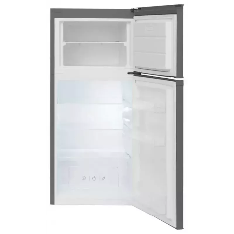 Frigorífico independiente AMICA FD2015.4X(E) Plata, 200 L, congelador arriba, LED, puertas reversibles