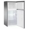 Frigorífico independiente AMICA FD2015.4X(E) Plata, 200 L, congelador arriba, LED, puertas reversibles