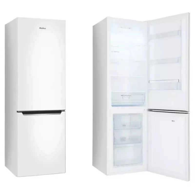 Frigorífico combi AMICA FK 2995.2FT(E) — 299 L, congelador abajo, No Frost, LED, clase E