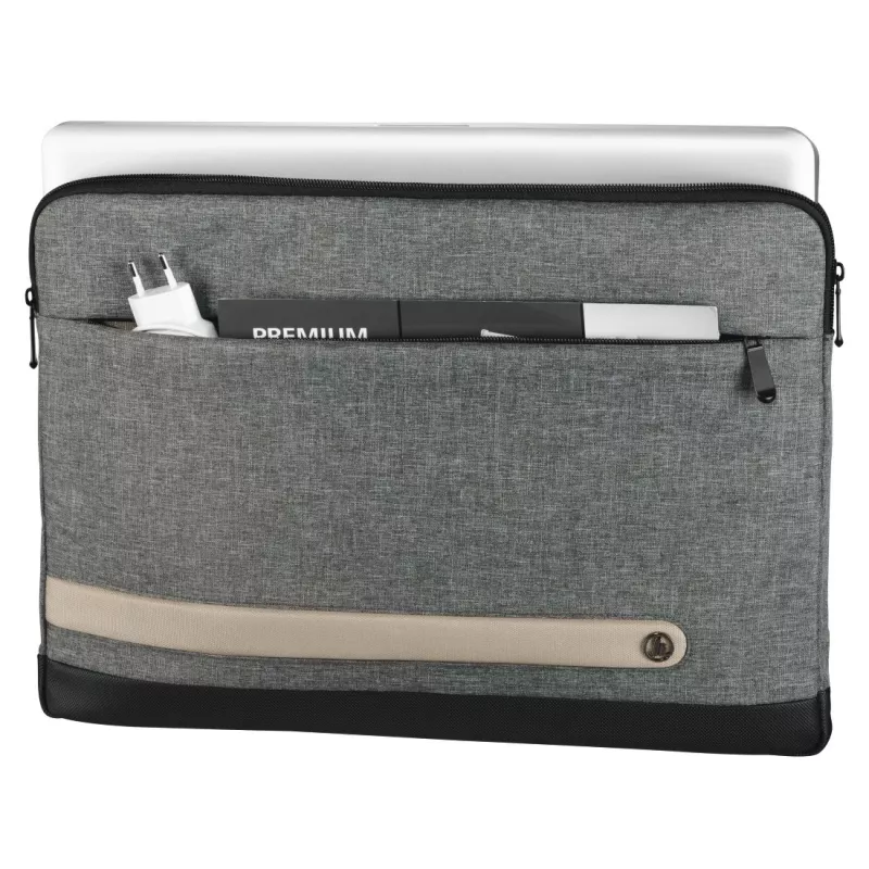Hama Design Line Terra funda para portátil de 15,6" (39,6 cm), PET reciclado, gris