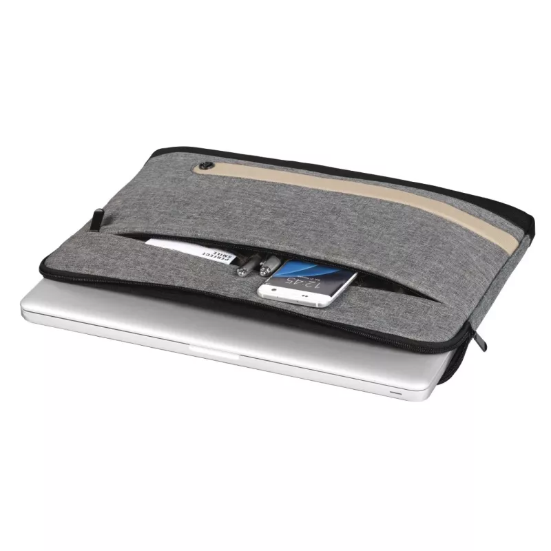 Hama Design Line Terra funda para portátil de 15,6" (39,6 cm), PET reciclado, gris