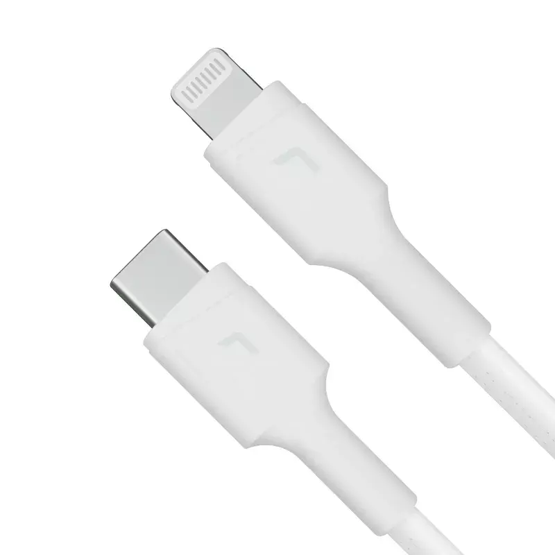 Green Cell PowerStream KABGC07W cable de USB-C a Lightning, MFi, Power Delivery, 1 m, 29 W, blanco