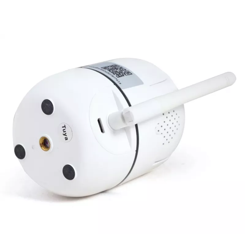 Gembird TSL-CAM-WRHD-02 cámara Wi-Fi inteligente giratoria para interior, Full HD 1080p, Tuya, giro de 355°, blanca