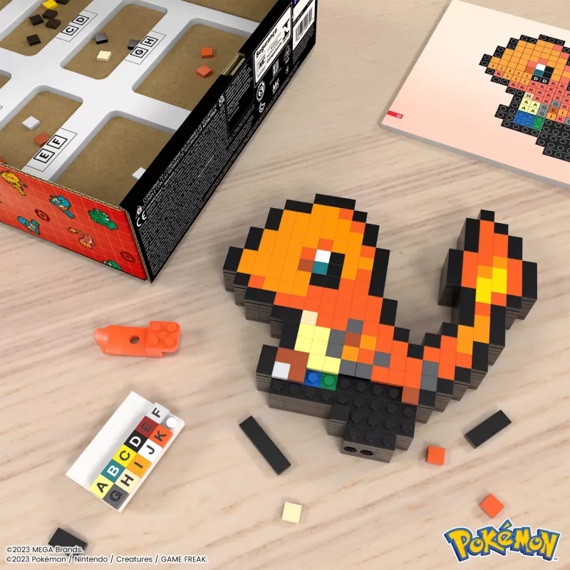 MEGA Pokémon Showcase Charmander, 13 año(s), plástico, 484 g