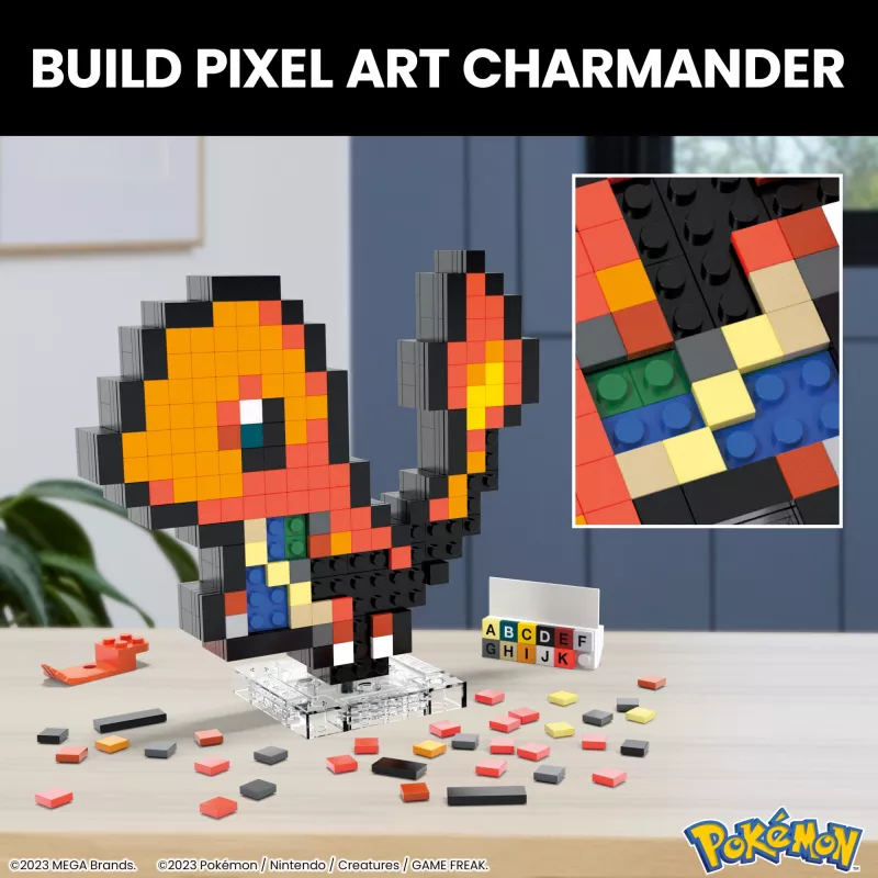 MEGA Pokémon Showcase Charmander, 13 año(s), plástico, 484 g