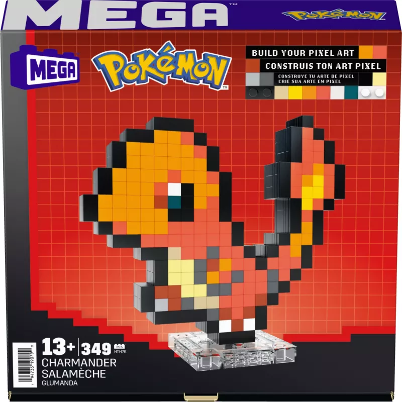 MEGA Pokémon Showcase Charmander, 13 año(s), plástico, 484 g