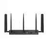 Router TP-Link Omada 4G+ Cat6 AX3000 Gigabit VPN, Wi-Fi 6 (802.11ax), doble banda (2,4 GHz / 5 GHz), Ethernet LAN, 4G, negro, router de sobremesa/mástil