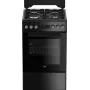 Beko FSE52321DBD Cocina independiente eléctrica y gas negra