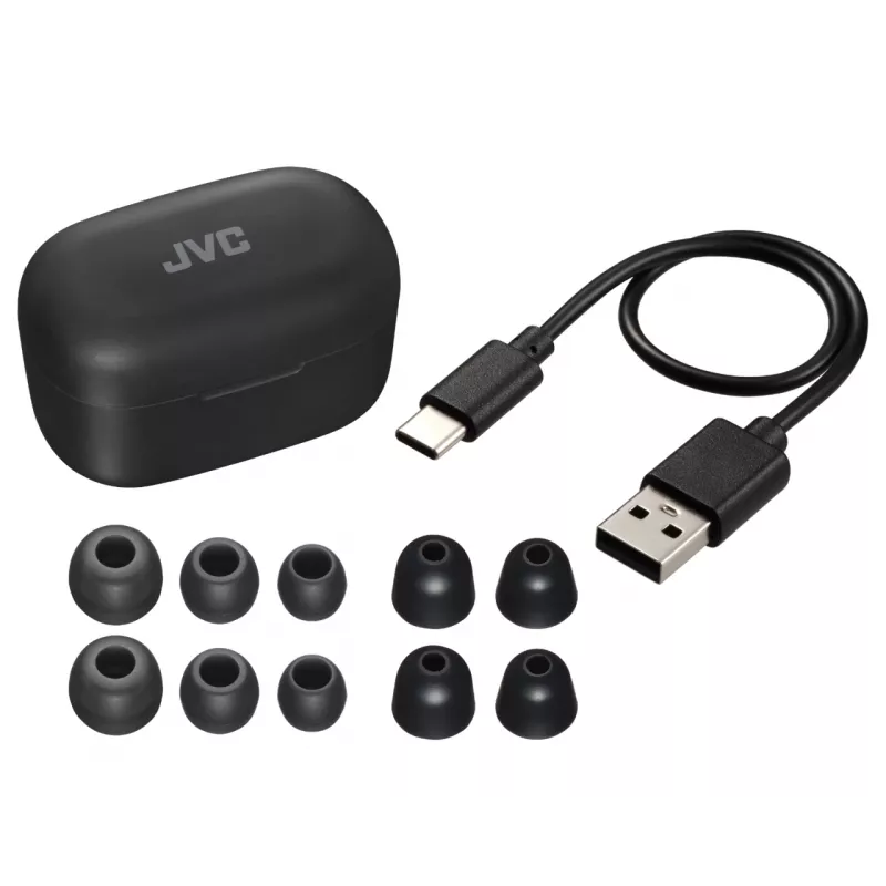 Auriculares JVC HA-A25T True Wireless Stereo (TWS) in-ear llamadas/música Bluetooth negros