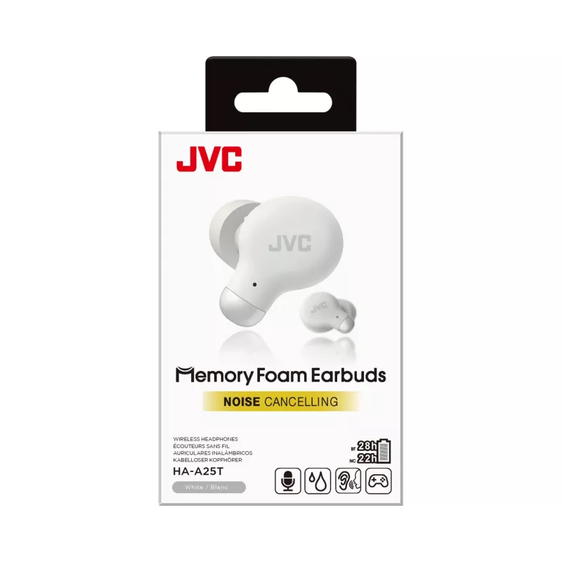 Auriculares JVC HA-A25T True Wireless Stereo (TWS) in-ear llamadas/música Bluetooth blancos