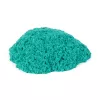 Kinetic Sand, caja castillo con 454 g de arena de juego turquesa, recipiente de almacenamiento, juguete sensorial para niños a partir de 3 años