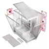 Caja de PC MODECOM Volcano SPACE APEX ARGB MIDI Tower blanca — acero, ventana lateral, ventilador ARGB, USB-C