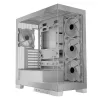 Caja de PC MODECOM Volcano SPACE APEX ARGB MIDI Tower blanca — acero, ventana lateral, ventilador ARGB, USB-C