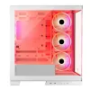 Caja de PC MODECOM Volcano SPACE APEX ARGB MIDI Tower blanca — acero, ventana lateral, ventilador ARGB, USB-C