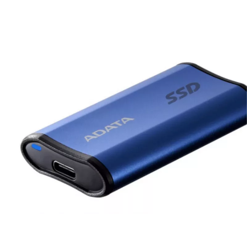 ADATA SE880 SSD externo de 500 GB, USB-C 3.2 Gen 2x2 (20 Gbit/s), hasta 2000 MB/s, azul