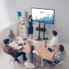 Techly ICA-TR216T soporte móvil con ruedas para TV de 37–70 pulgadas (hasta 177,8 cm), máx. 50 kg, 2 estantes, negro