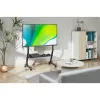 Soporte de suelo TECHLY 366983 para televisores de 45-90 inch, negro, acero, altura 1026-1126 mm, VESA máx. 800x400, carga 60 kg