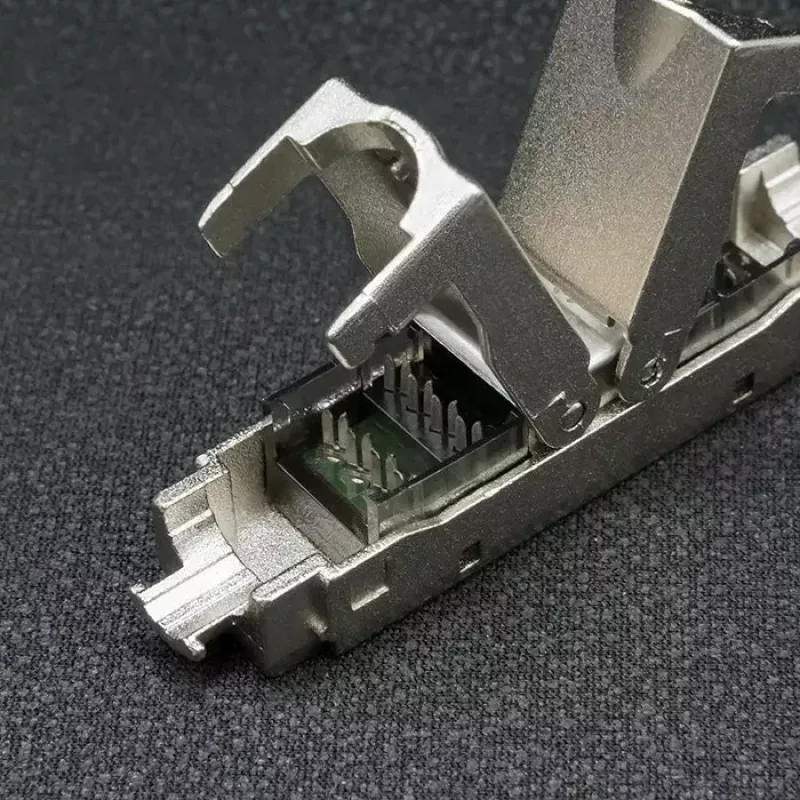 Conector RJ45 sin herramientas QOLTEC 54540 CAT6 STP para cables Ethernet apantallados