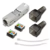 Conector RJ45 sin herramientas QOLTEC 54540 CAT6 STP para cables Ethernet apantallados