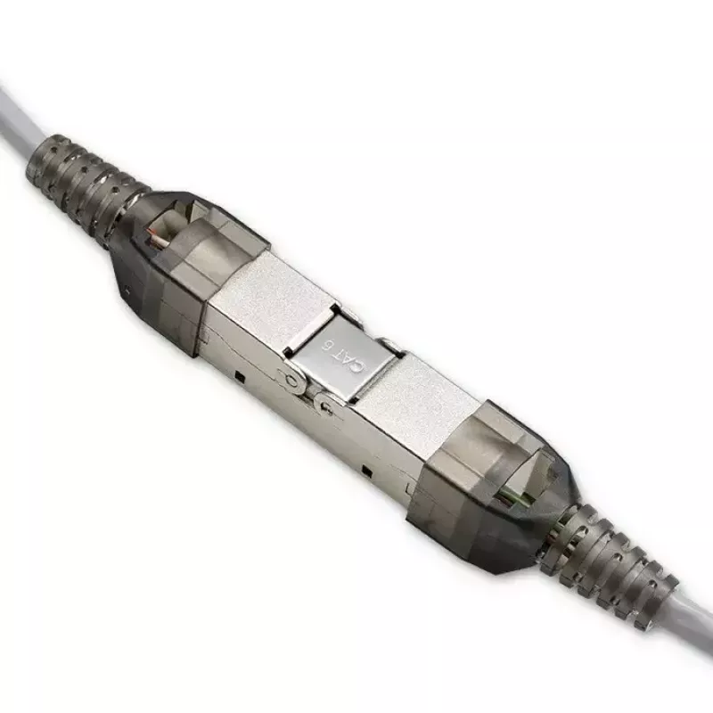 Conector RJ45 sin herramientas QOLTEC 54540 CAT6 STP para cables Ethernet apantallados