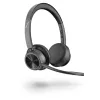 Auriculares HP Poly Voyager 4320 USB-C + dongle BT700, inalámbricos, oficina/call center, auriculares, negro