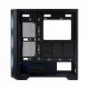 Caja de PC MODECOM Horizon ARGB FLOW MIDI negra — compatibilidad E-ATX, cristal templado, ARGB, USB-C, GPU máx. 400 mm