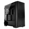 Caja de PC MODECOM Horizon ARGB FLOW MIDI negra — compatibilidad E-ATX, cristal templado, ARGB, USB-C, GPU máx. 400 mm
