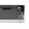 Armario de pared DIGITUS 4U - SOHO sin montar 241x540x400mm puerta frontal de cristal completo gris