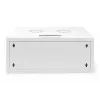 Armario de pared DIGITUS 4U - SOHO sin montar 241x540x400mm puerta frontal de cristal completo gris