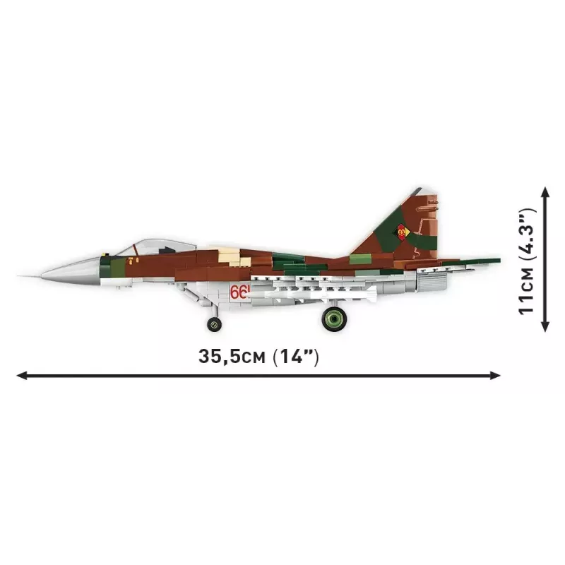 Juguete de construcción Cobi MiG-29 Alemania Oriental 5851 — set de 300 piezas