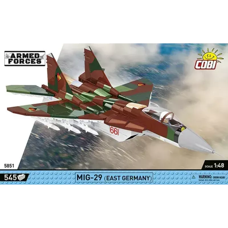 Juguete de construcción Cobi MiG-29 Alemania Oriental 5851 — set de 300 piezas
