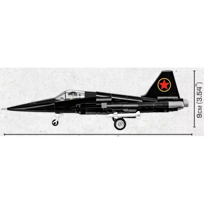 Set de construcción Cobi Top Gun MiG-28 5859 maqueta a escala 1:48, set de bloques de coleccionista