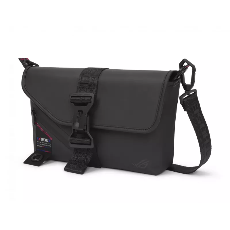 Bolsa bandolera ASUS ROG SLASH Sling Bag 2.0 poliéster, poliuretano (PU), poliuretano termoplástico (TPU) negro, azul, rosa unisex